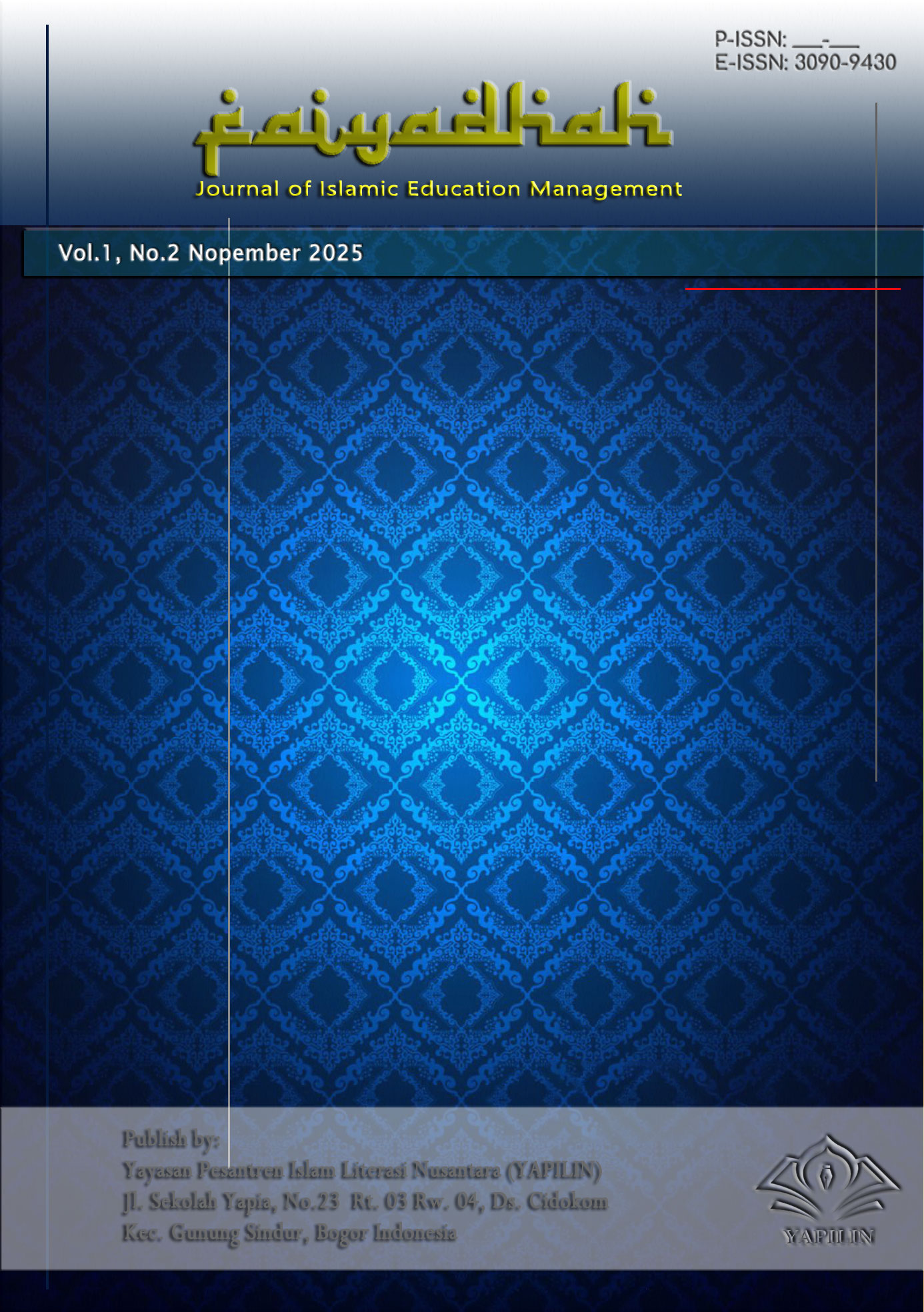 					View Vol. 1 No. 2 (2025): Faiyadhah
				