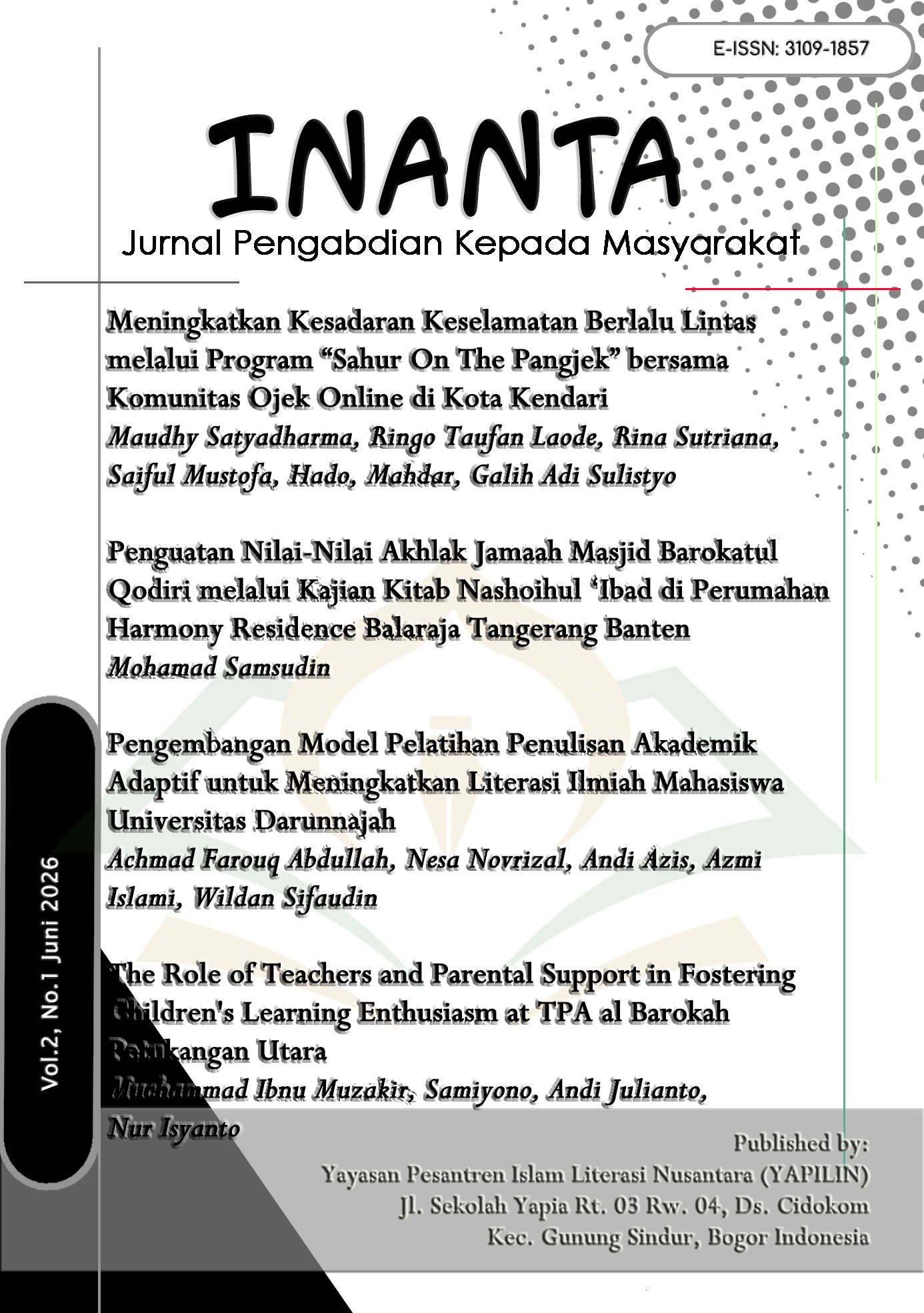 					Lihat Vol 2 No 1 (2026): Inanta
				